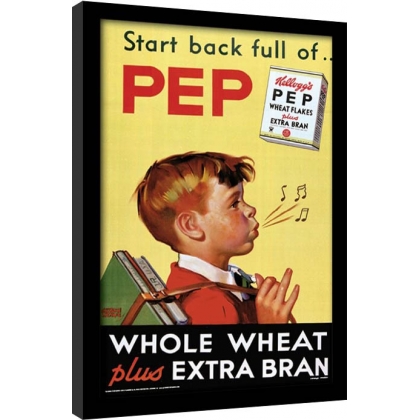 Posters Obraz na zeď - Vintage Kelloggs - Start Back Full Of Pep