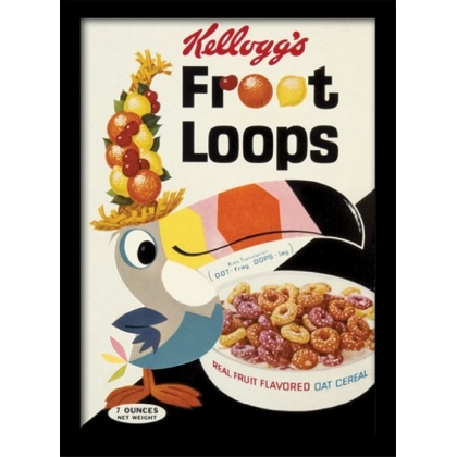 Posters Obraz na zeď - Vintage Kelloggs - Fruit Loops